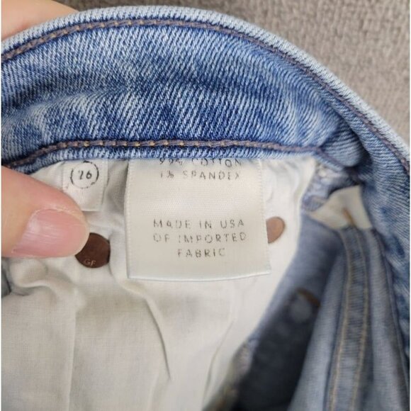 GRLFRND Size 26 Light Wash Titanium Karolina Raw hem Skinny Jean - Picture 11 of 12